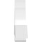 Ekena Millwork Ericson Architectural Grade PVC Gable Bracket, 96"W x 20"H x 6"D x 6"F, 5/12 Pitch GBP096X20X0606ERI00 - alternate 3
